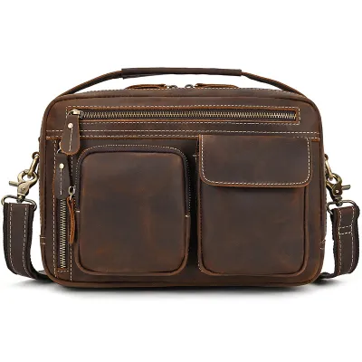 Genuine Leather Crossbody Bag